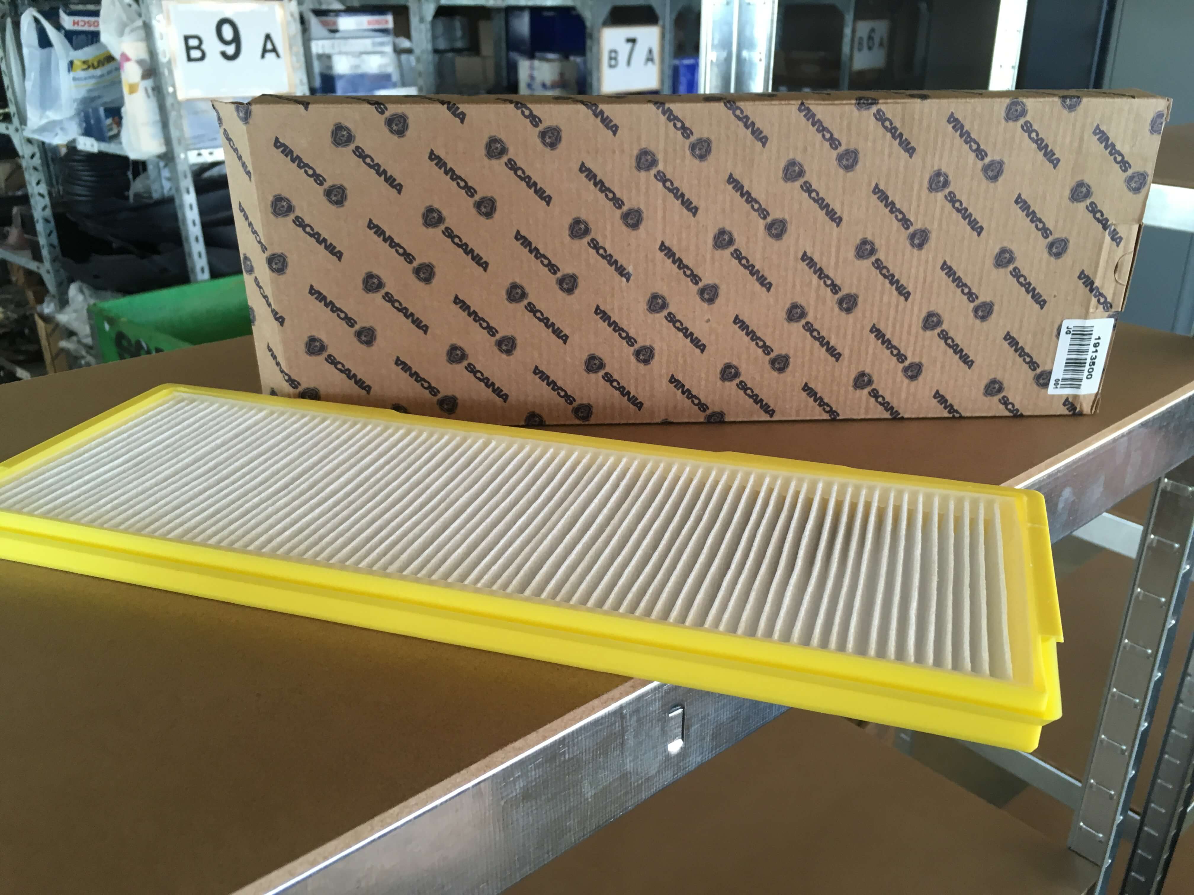 Filtro de polen SCANIA. Referencia 1913500 1913500 Filtro de polen SCANIA. Venta de recambios orginales para camión en SCAORTIZ - Filtro de polen SCANIA. Referencia 1913500