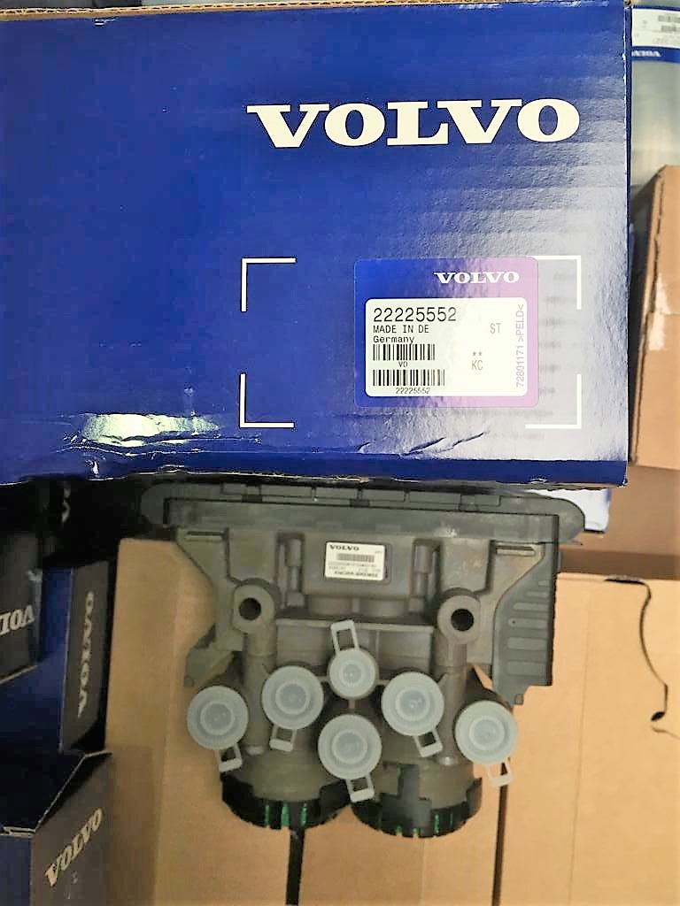 Válvula VOLVO. Referencia 22225552 22225552 Válvula modulador EBS Volvo. Venta de recambios originales para camiones en SCAORTIZ - Válvula VOLVO. Referencia 22225552