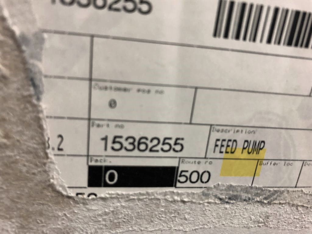 Bomba alimentación SCANIA. Referencia 1536255 Bomba alimentación 1536255 SCANIA