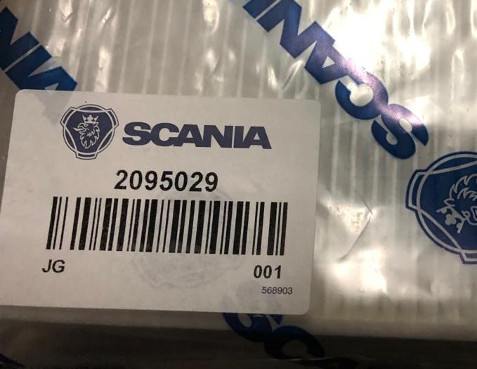 Filtro de habitáculo SCANIA. Referencia 2095029 2095029