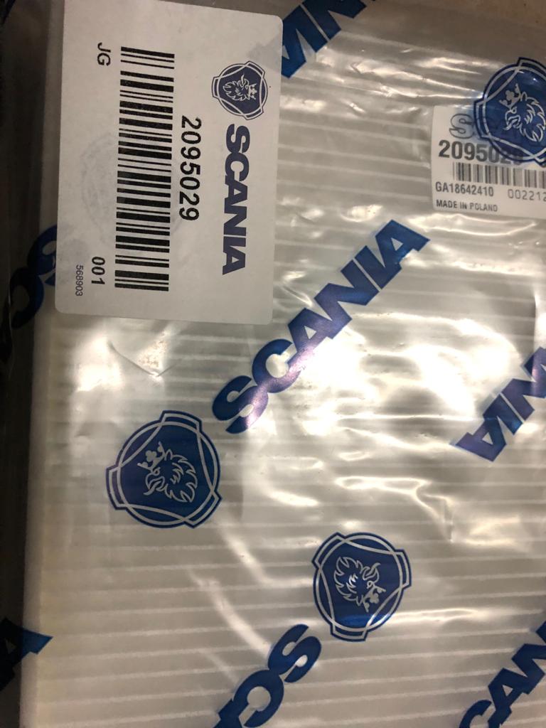 Filtro de habitáculo SCANIA. Referencia 2095029 2095029