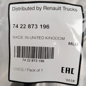 7422873196 renault parts tubo servo recambios camion 300x300 - Tubo servo RENAULT. Referencia 7422873196